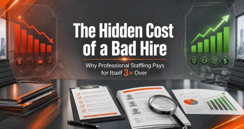 cost of bad hire professional staffing ROI