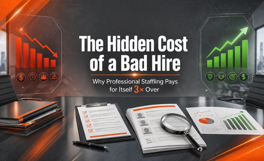 cost of bad hire professional staffing ROI